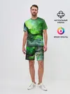 Мужской костюм с шортами / GREEN SPACE | ЗЕЛЁНЫЙ КОСМОС