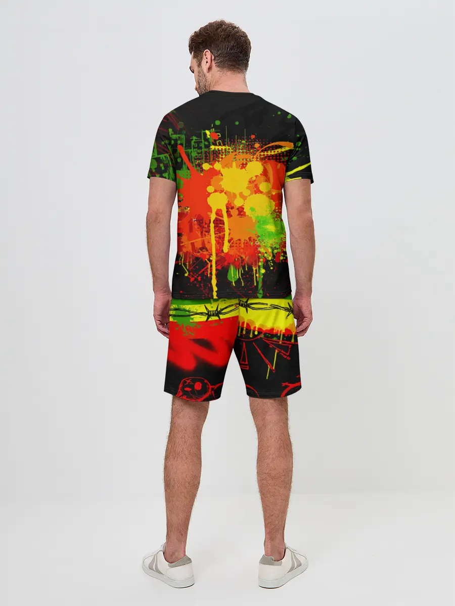 Мужской костюм с шортами / Боб Марли