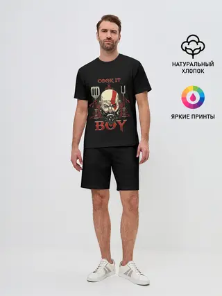 Мужской костюм с шортами / God of War. Cook it Boy