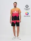 Мужской костюм с шортами / CS GO GRADIENT