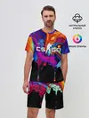 Мужской костюм с шортами / CS GO HYPER BEAST