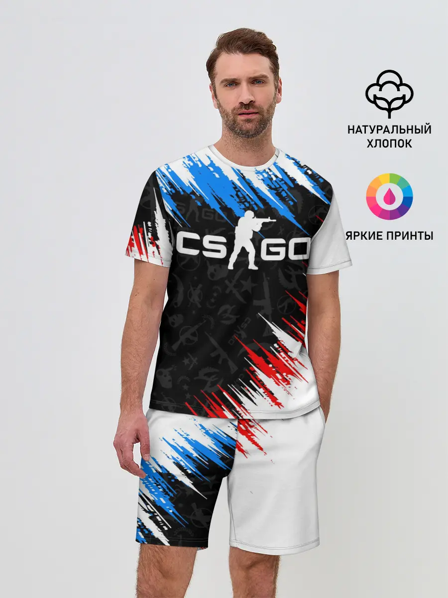 Мужской костюм с шортами / CS GO