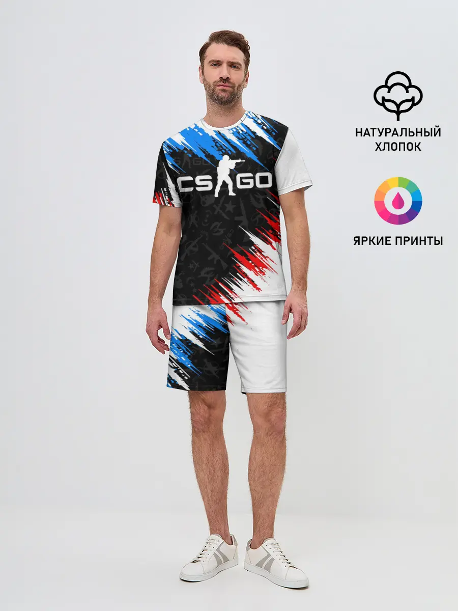 Мужской костюм с шортами / CS GO