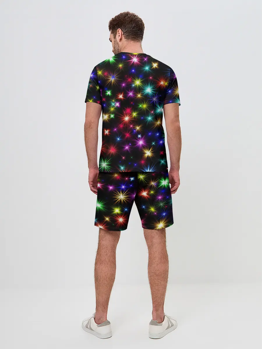 Мужской костюм с шортами / Яркие звезды