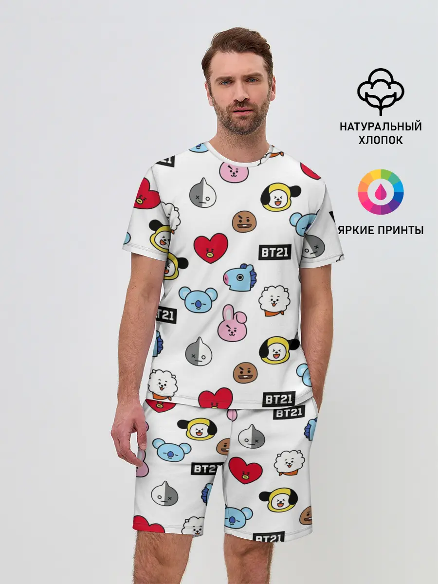 Мужской костюм с шортами / BTS | БТС | BANGTAN BOYS | BT21