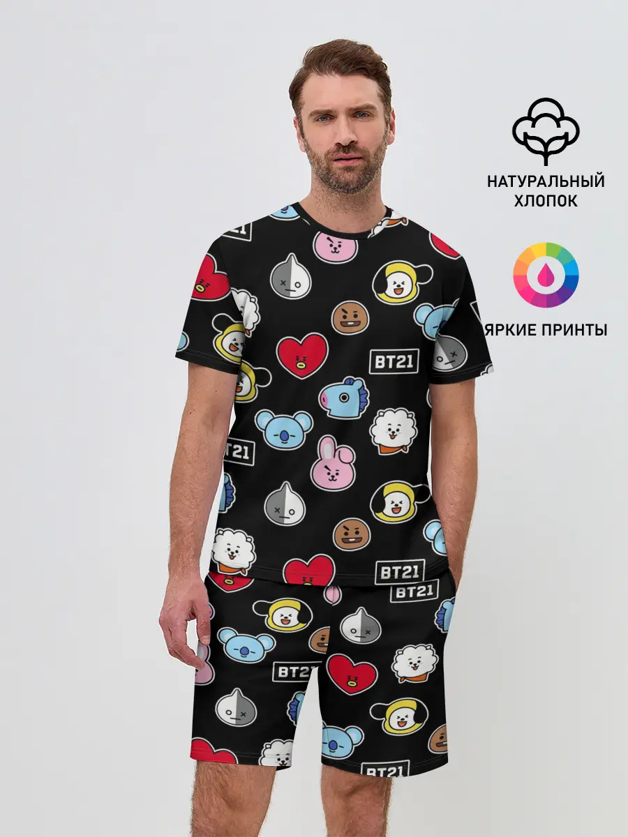 Мужской костюм с шортами / BT21 | BTS | БТС | BANGTAN BOYS