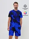 Мужской костюм с шортами / СИНИЙ ОГОНЬ
