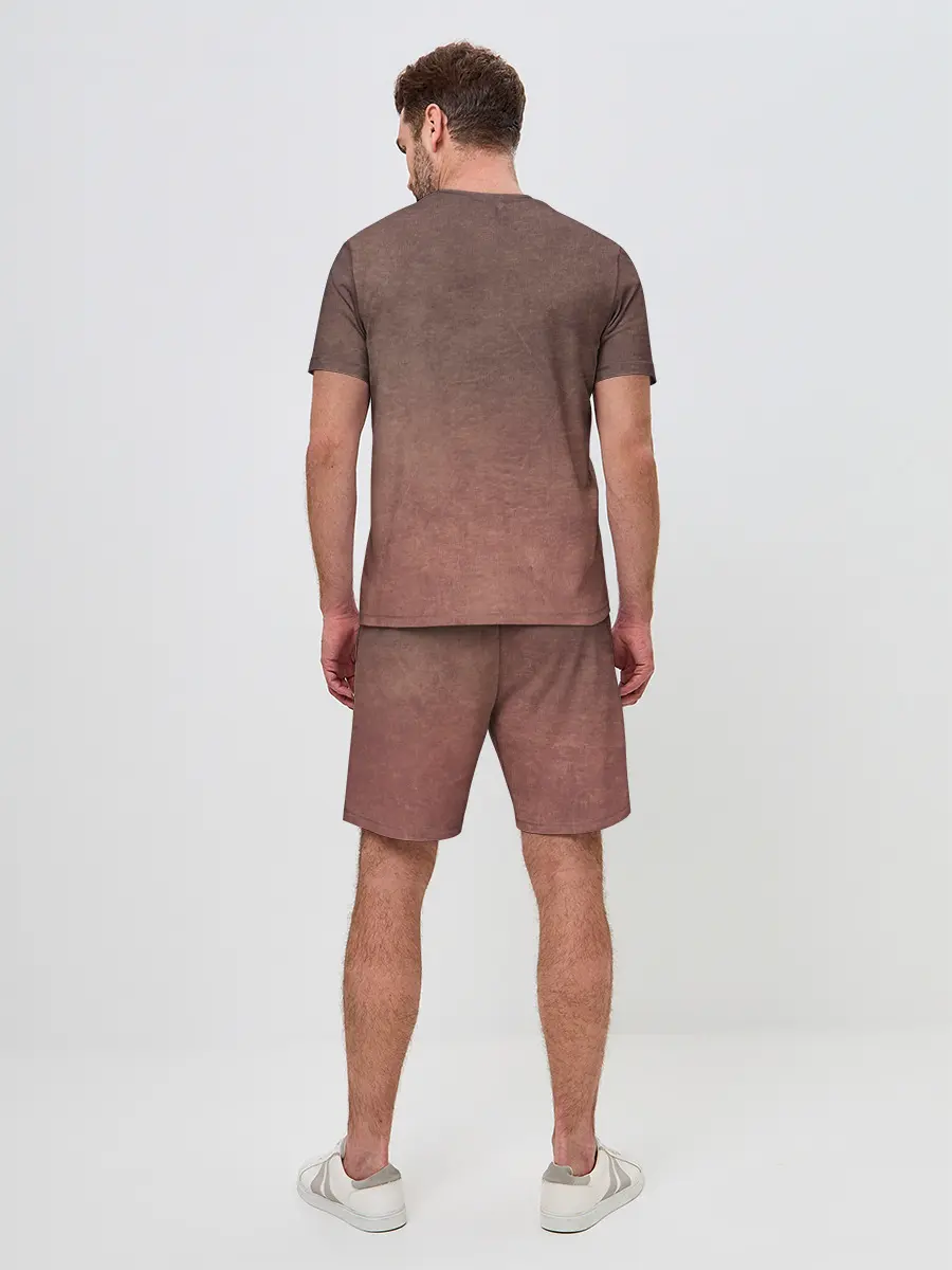 Мужской костюм с шортами / Чуя Накахар на состаренном фоне