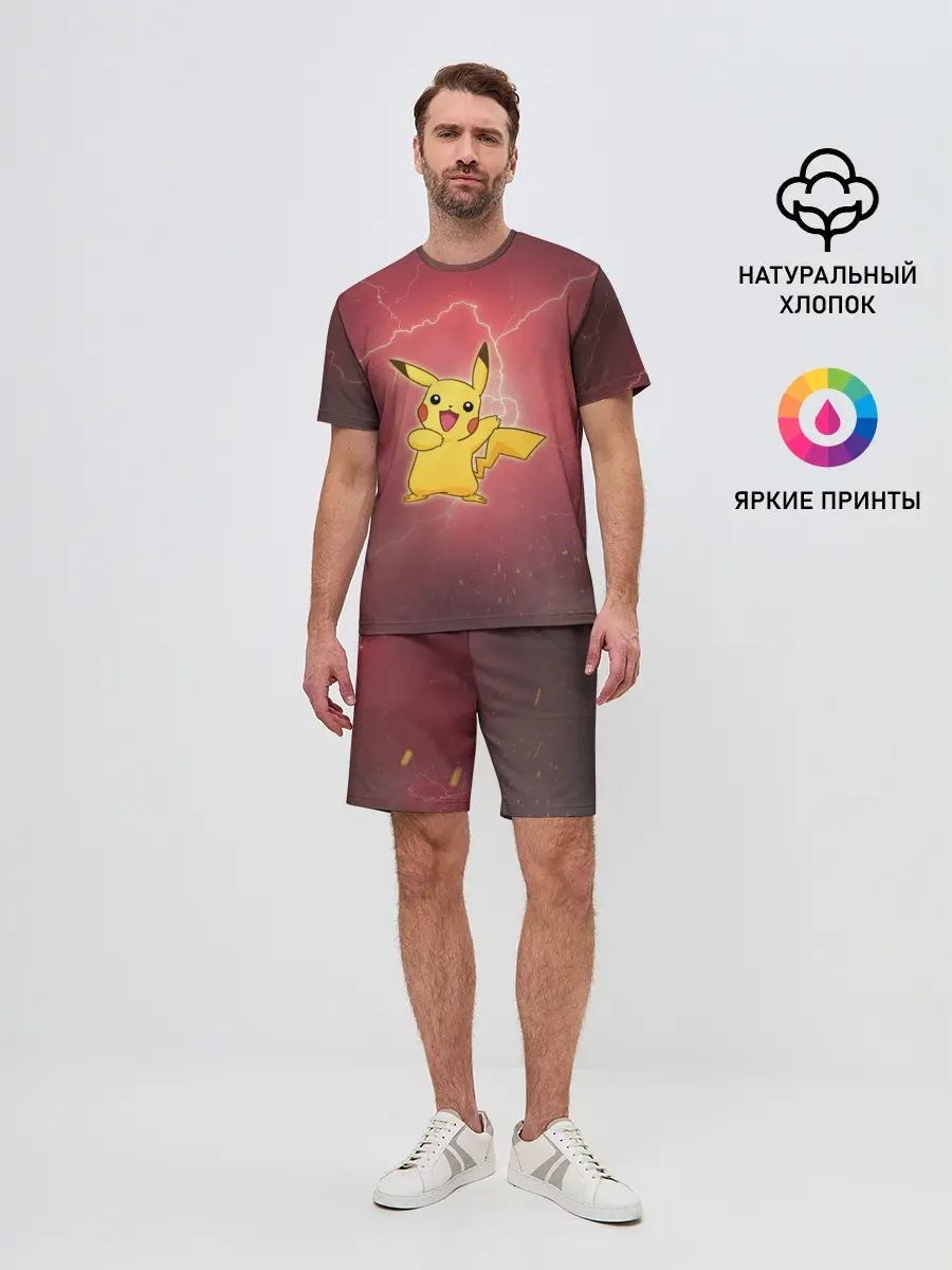 Мужской костюм с шортами / Pokemon