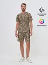 Мужской костюм с шортами / ВЯЗАНЫЙ КАМУФЛЯЖ