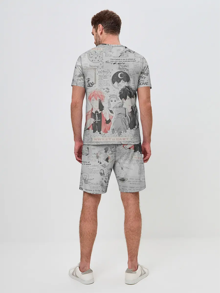 Мужской костюм с шортами / Сато и Рицу