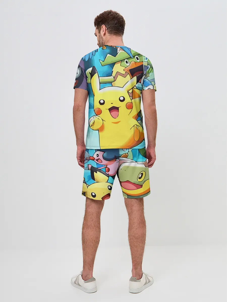 Мужской костюм с шортами / Pokrmons