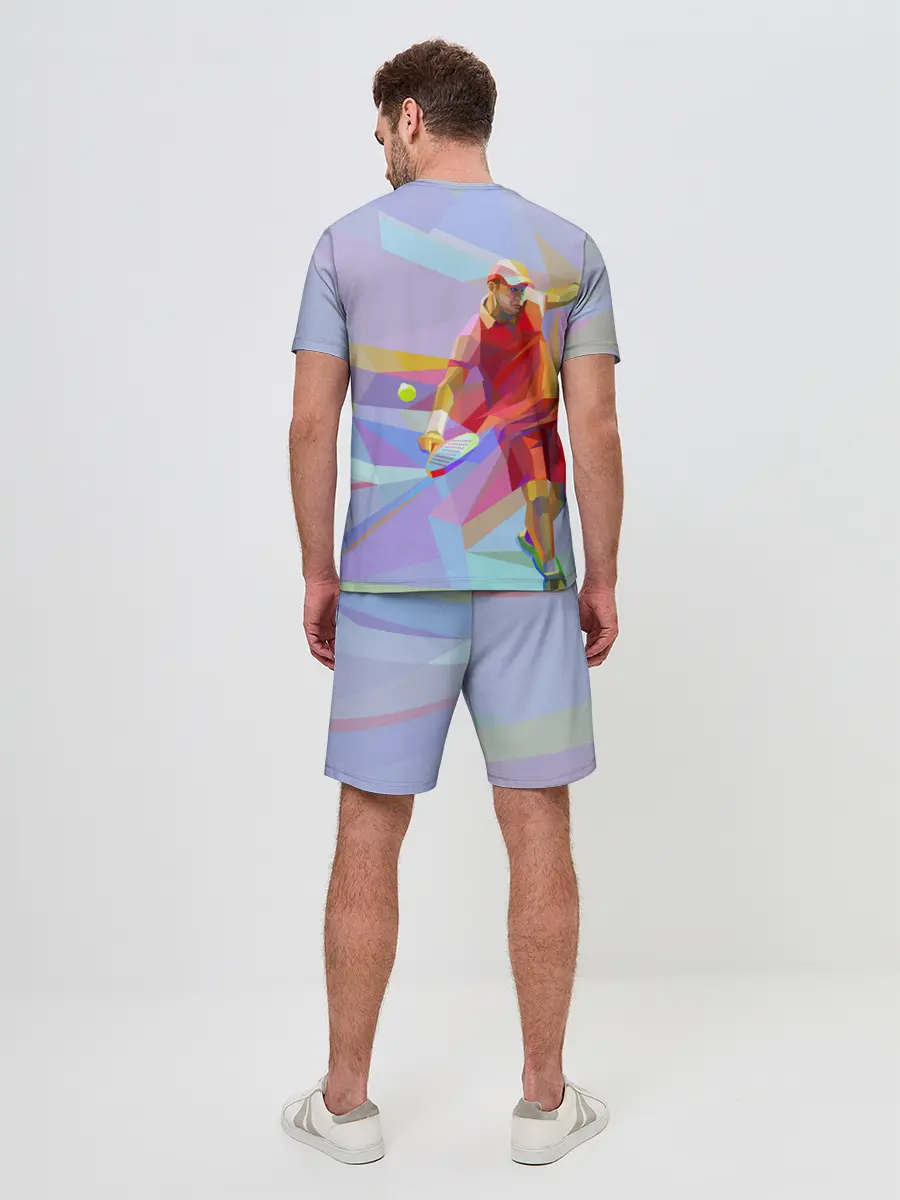 Мужской костюм с шортами / Абстракция