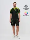 Мужской костюм с шортами / НЕОНОВЫЕ ПОДТЕКИ