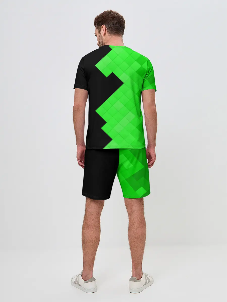 Мужской костюм с шортами / MINECRAFT