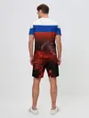 Мужской костюм с шортами / Россия огонь
