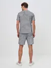 Мужской костюм с шортами / Серый бетон