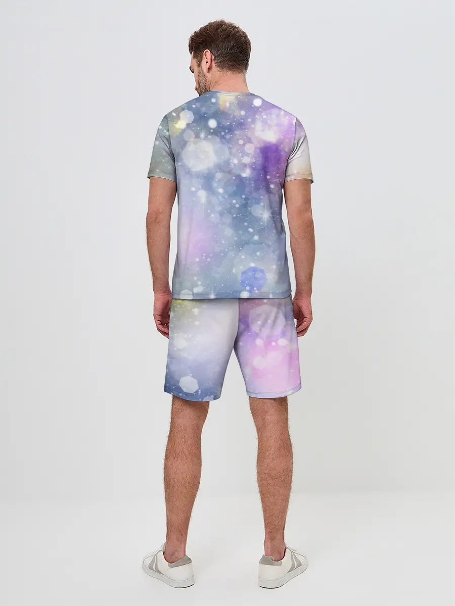 Мужской костюм с шортами / Звездное небо