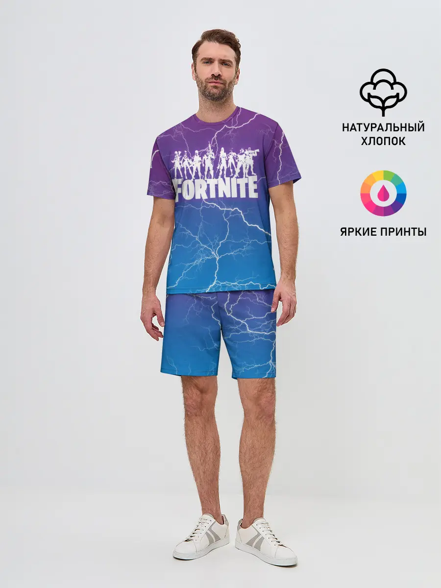 Мужской костюм с шортами / Fortnite