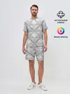 Мужской костюм с шортами / Ромбы