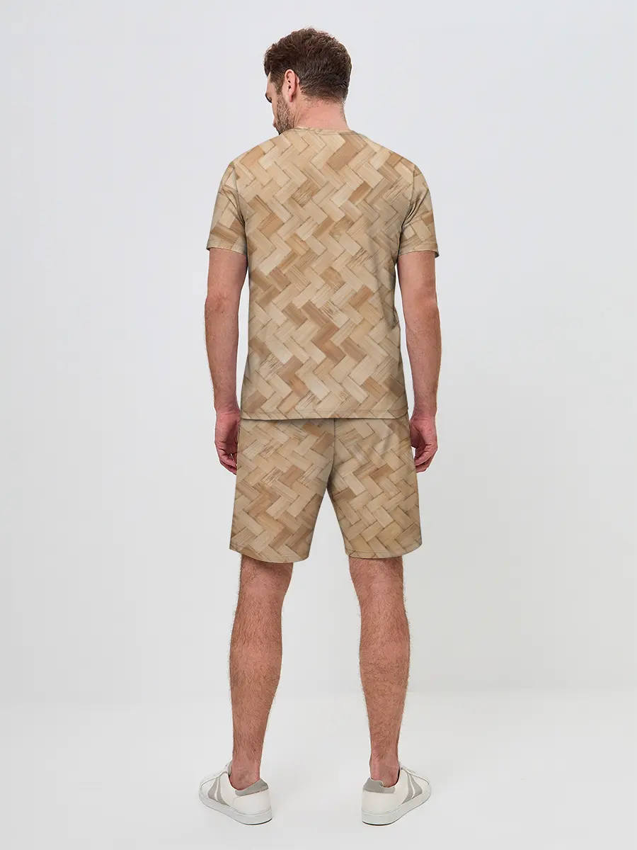 Мужской костюм с шортами / Паркет