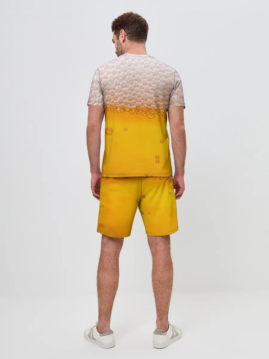 Мужской костюм с шортами / ЖИВОЕ ПЕННОЕ