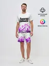 Мужской костюм с шортами / Danganronpa purple