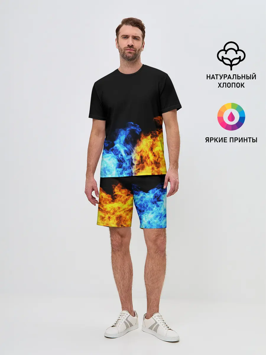 Мужской костюм с шортами / БИТВА ОГНЕЙ