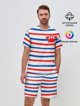 Мужской костюм с шортами / Крабик