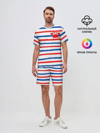 Мужской костюм с шортами / Крабик