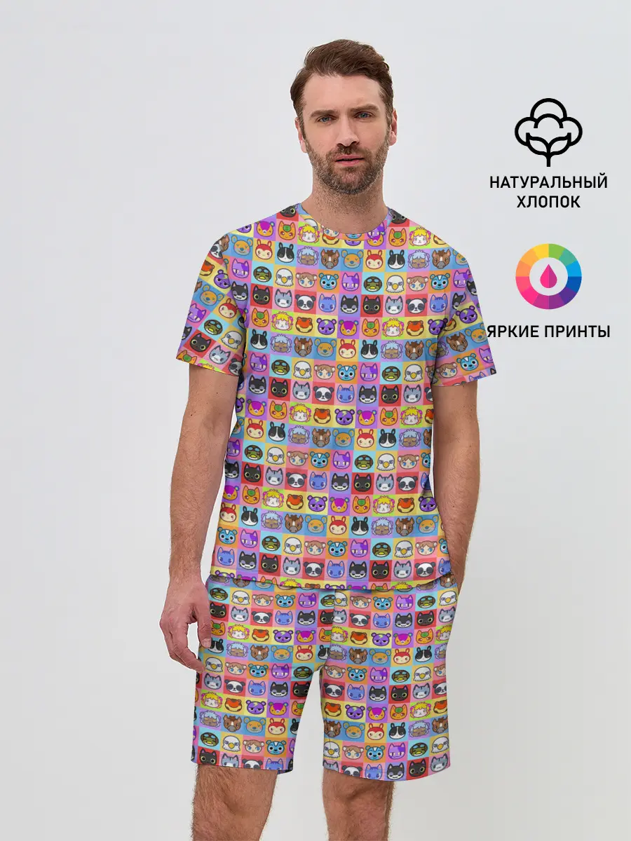 Мужской костюм с шортами / ANIMAL CROSSING