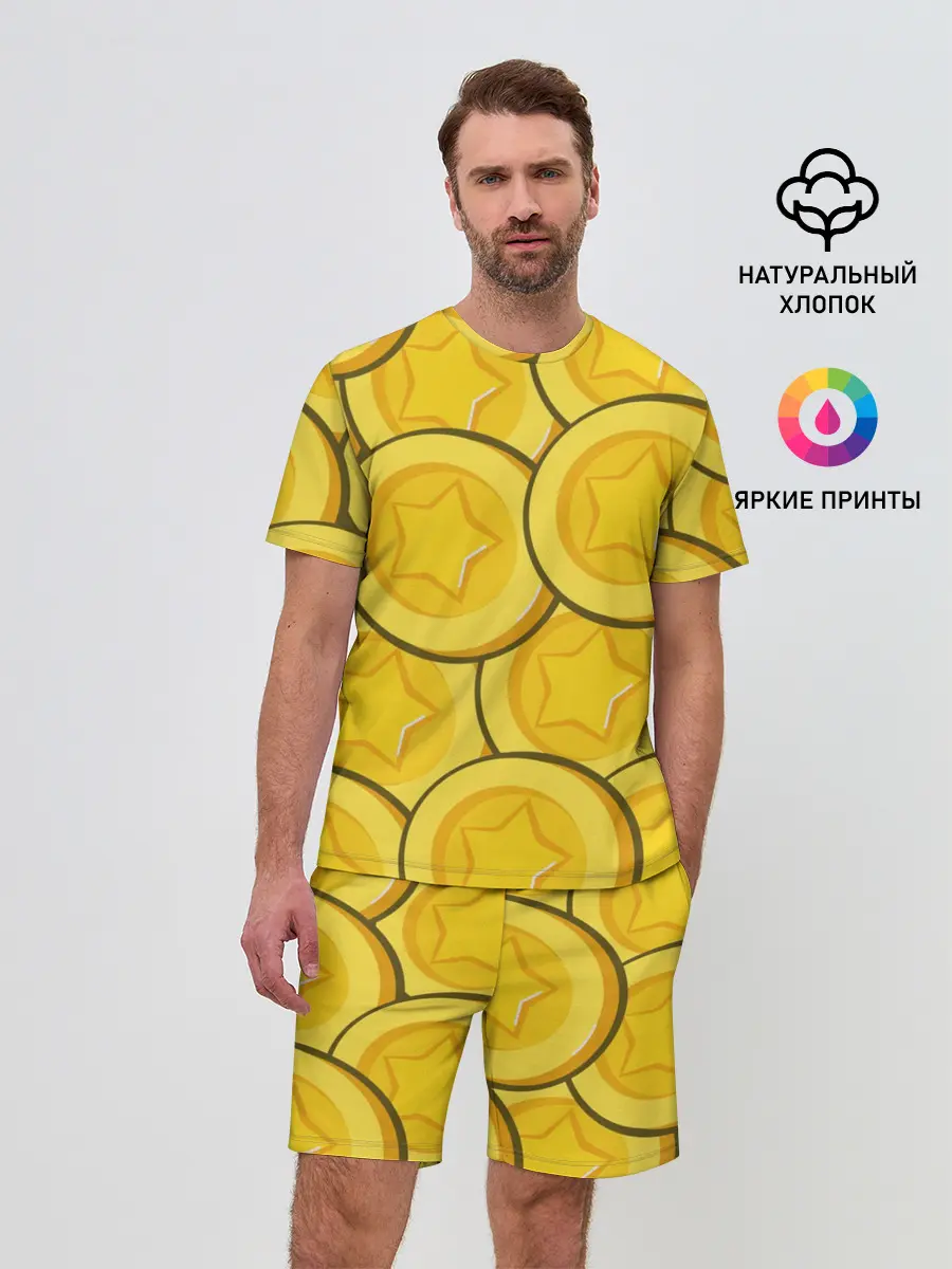 Мужской костюм с шортами / МОНЕТКИ