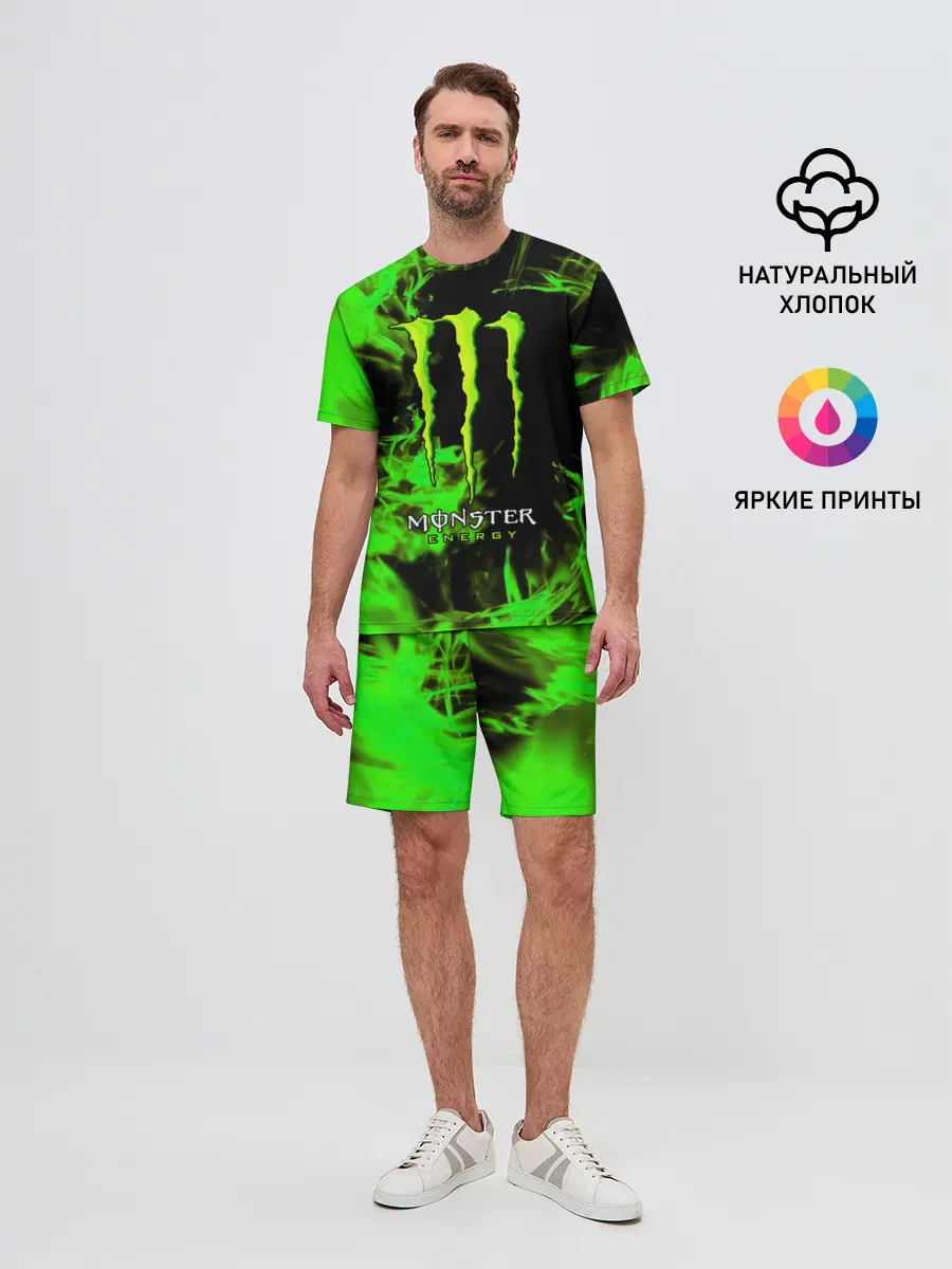 Мужской костюм с шортами / MONSTER ENERGY