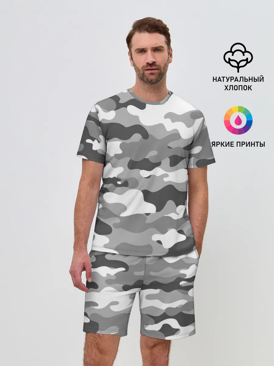 Мужской костюм с шортами / МИЛИТАРИ