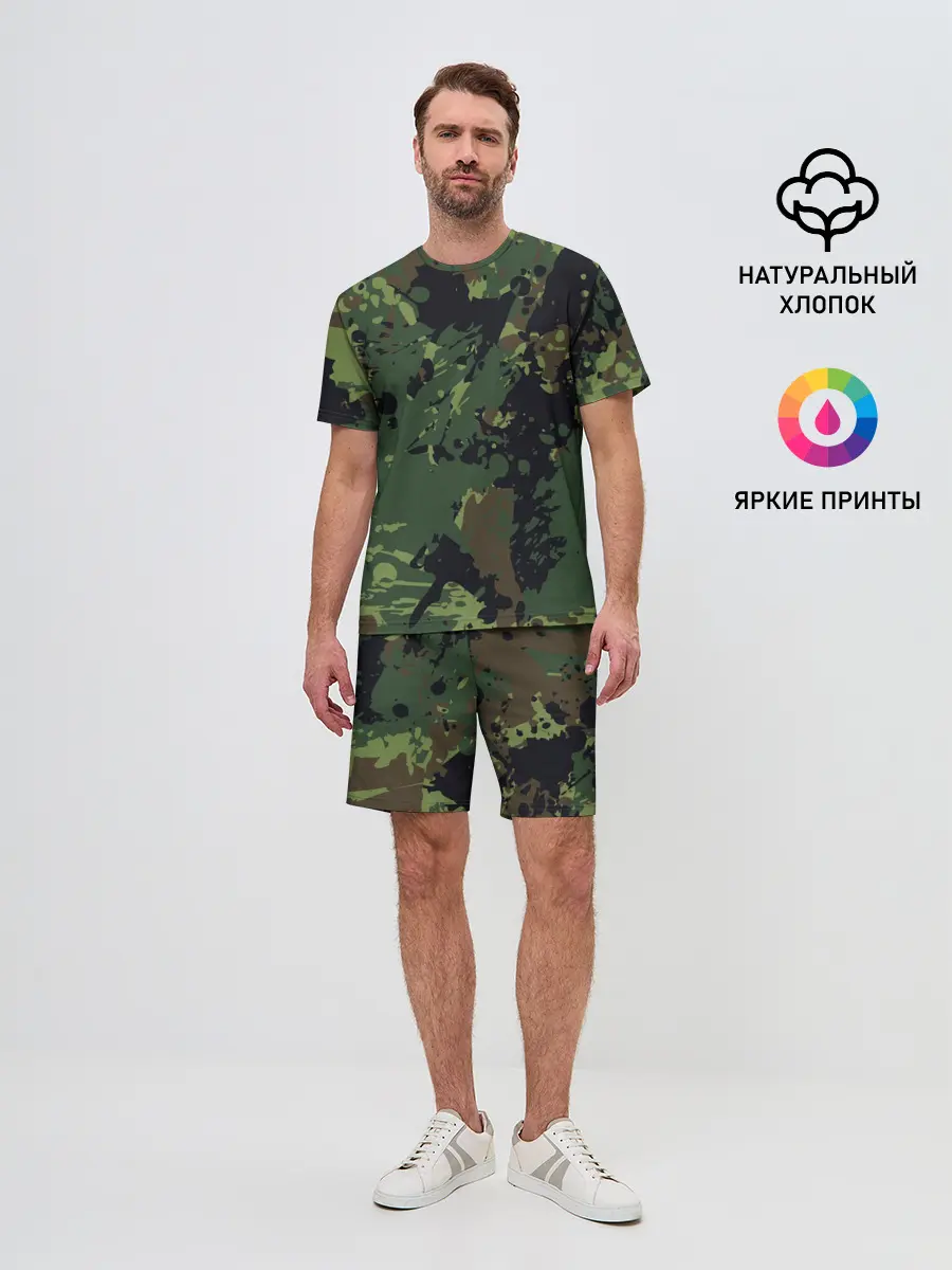 Мужской костюм с шортами / МИЛИТАРИ