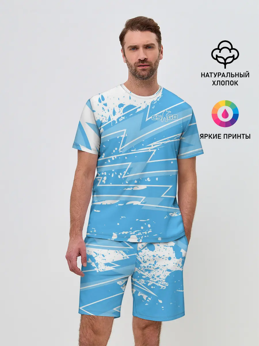 Мужской костюм с шортами / Counter-Strike