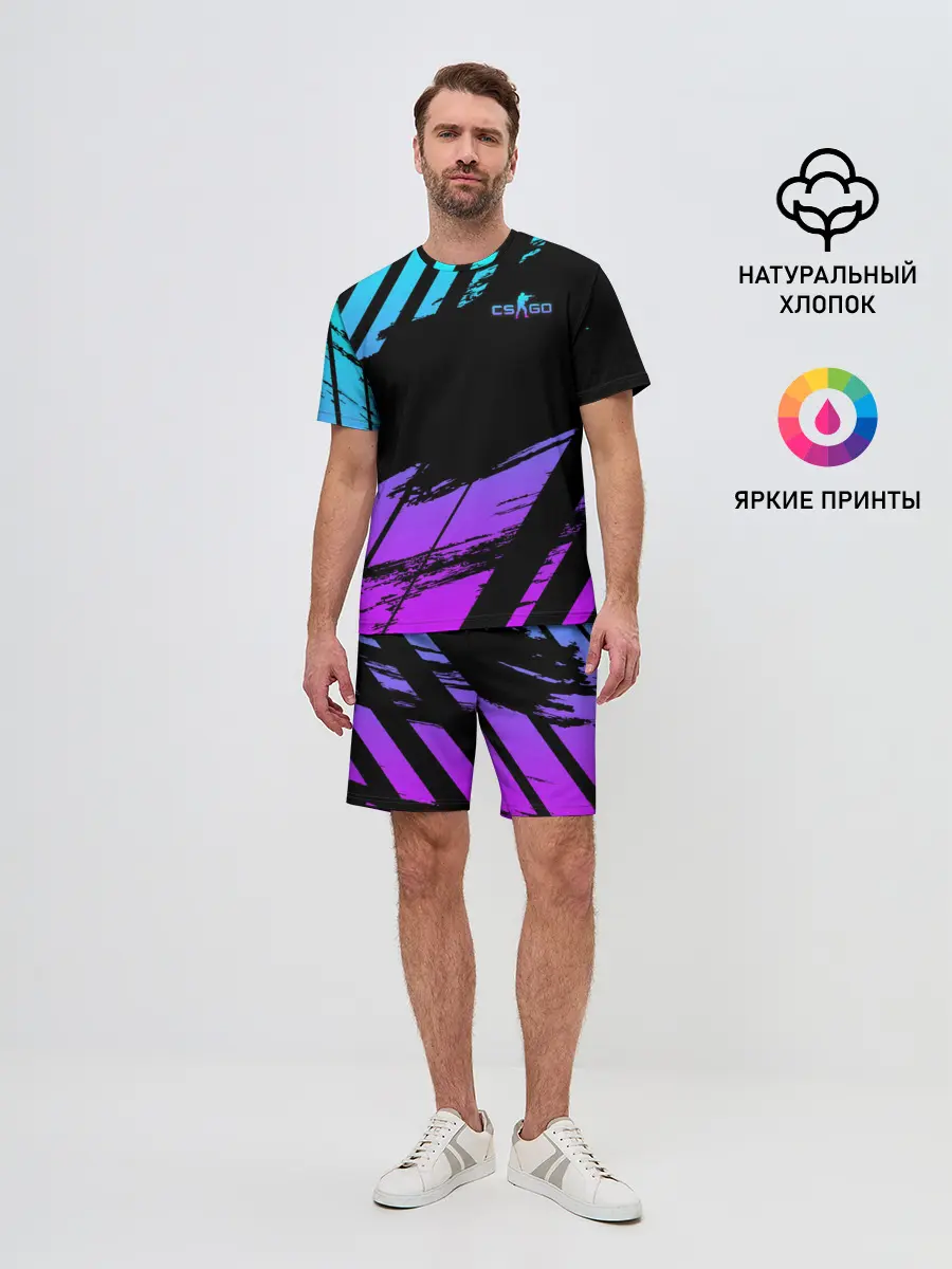 Мужской костюм с шортами / Counter-Strike