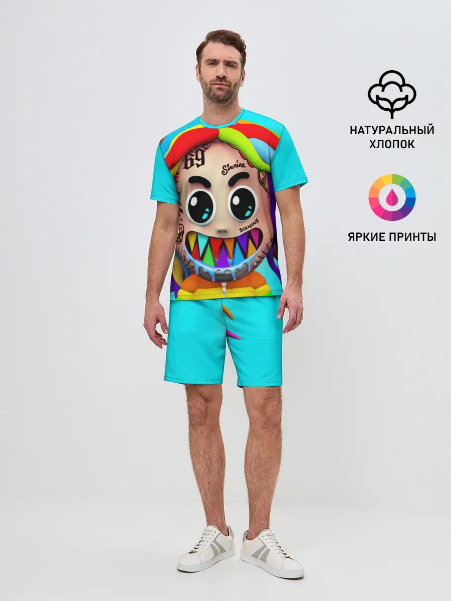 Мужской костюм с шортами / 6IX9INE