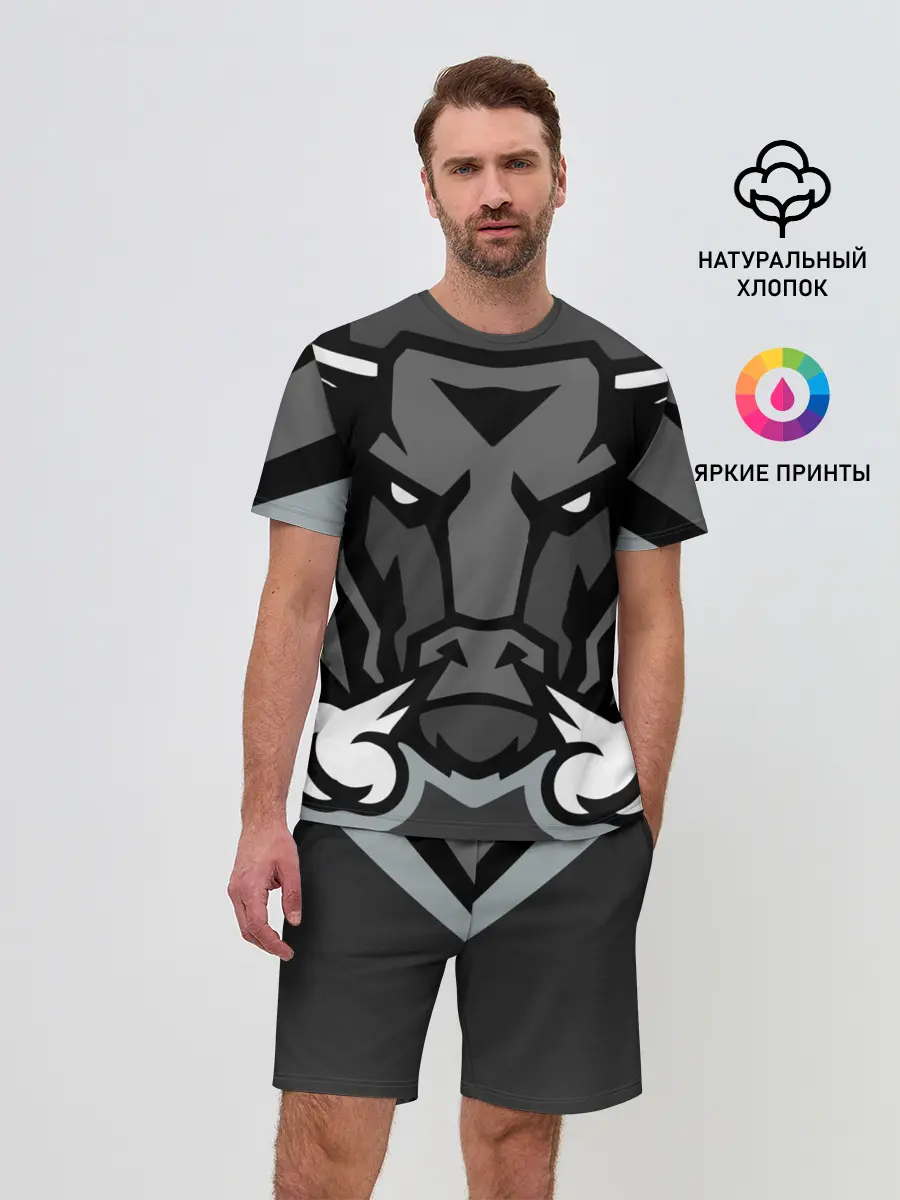 Мужской костюм с шортами / Зверь