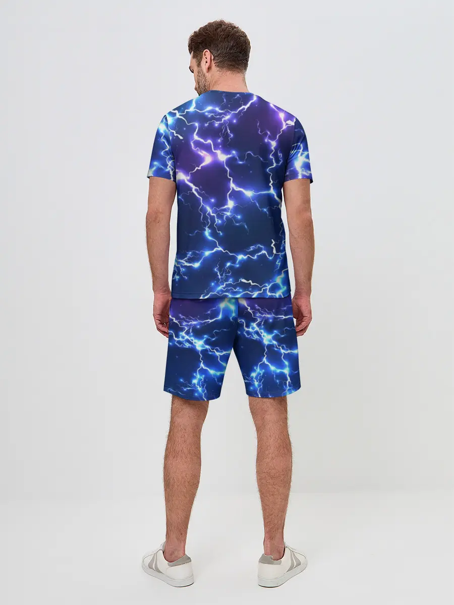 Мужской костюм с шортами / Молнии | Flash