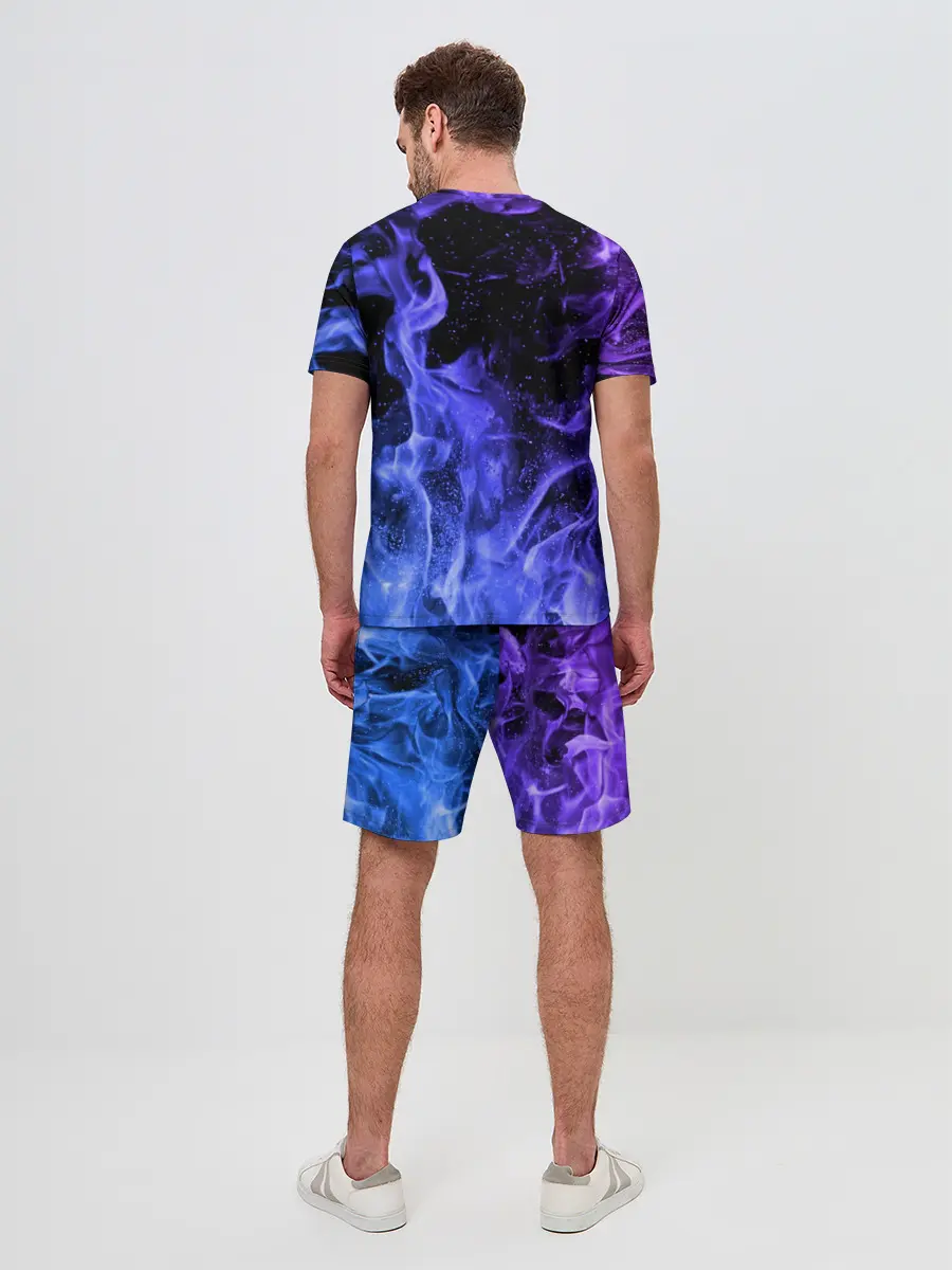 Мужской костюм с шортами / ОГОНЬ