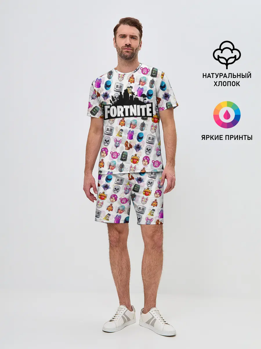 Мужской костюм с шортами / FORTNITE