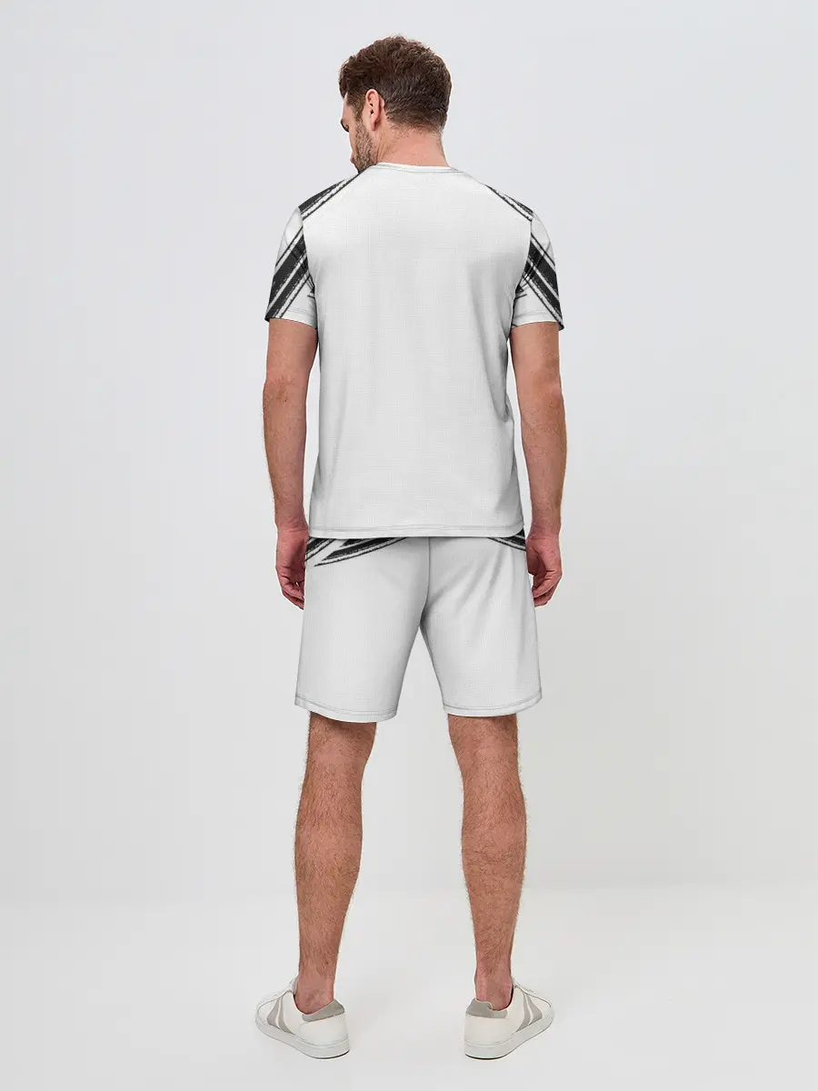 Мужской костюм с шортами / Juventus home 20-21