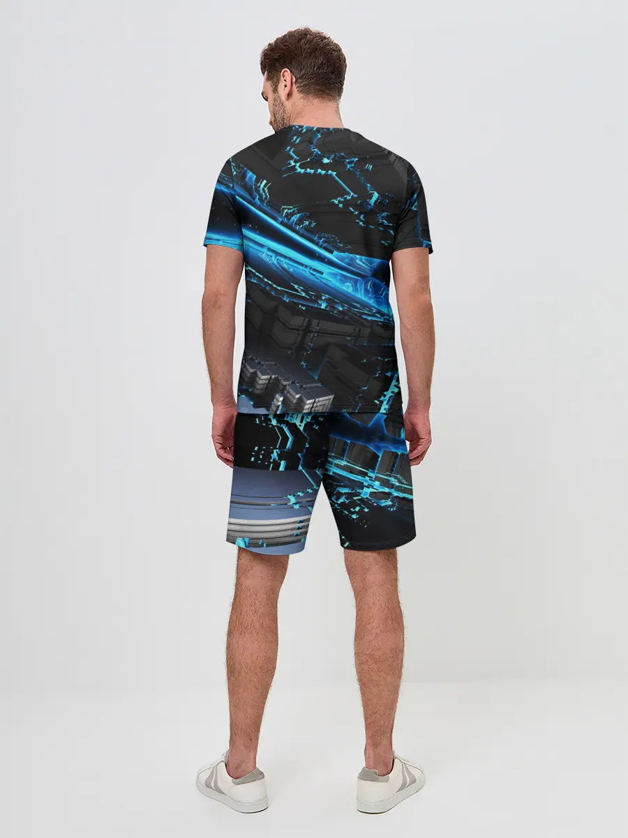 Мужской костюм с шортами / DIGITAL ABSTRACT