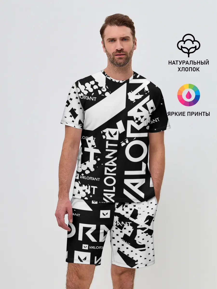 Мужской костюм с шортами / Valorant