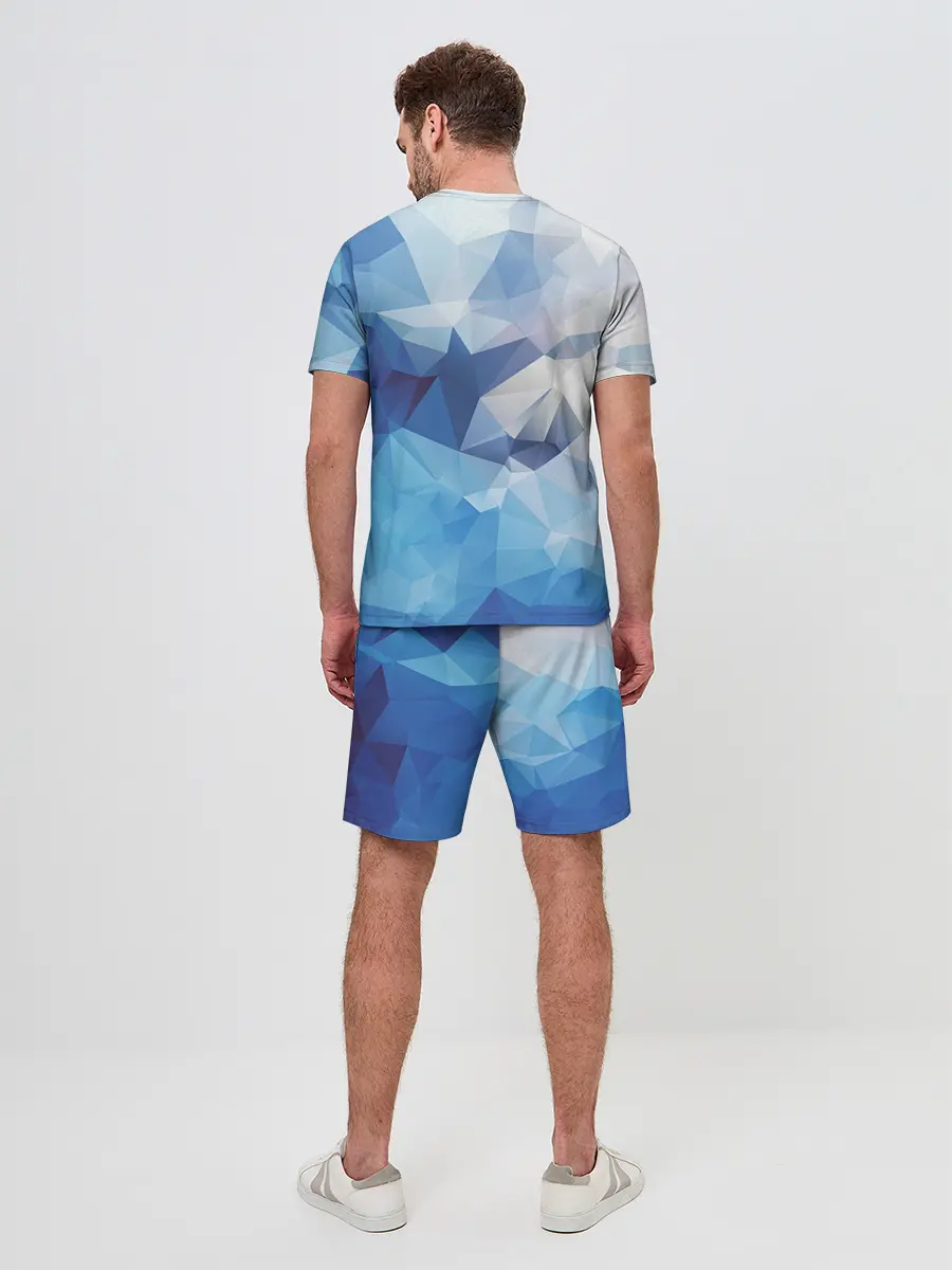Мужской костюм с шортами / Абстракция