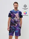 Мужской костюм с шортами / KDA League of legends