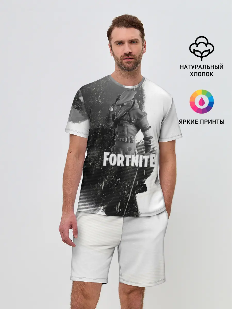 Мужской костюм с шортами / Fortnite