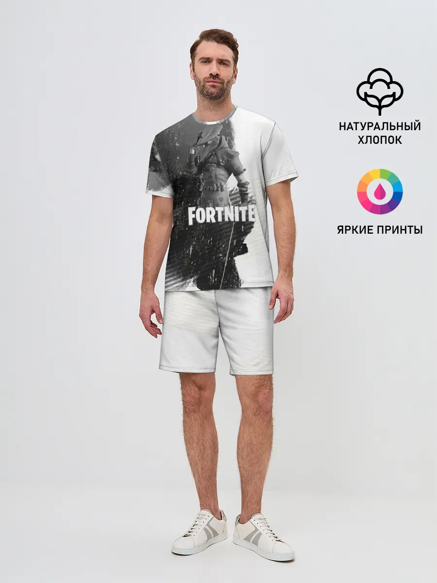 Мужской костюм с шортами / Fortnite
