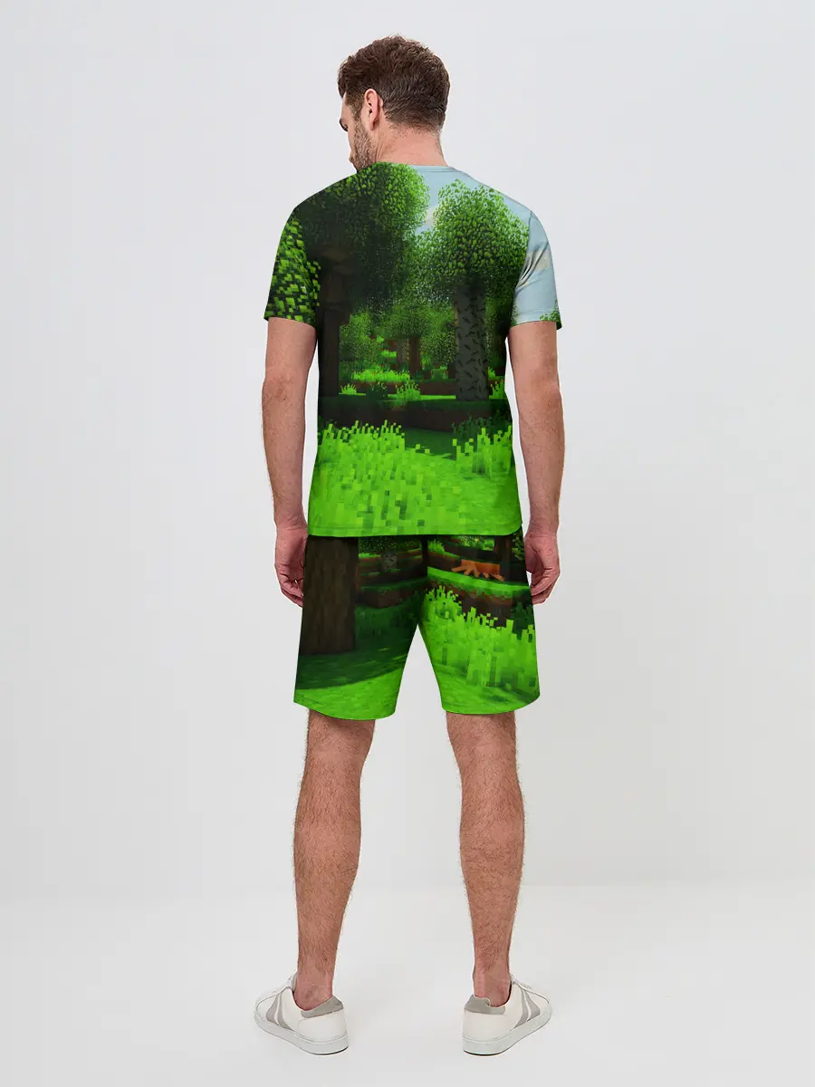 Мужской костюм с шортами / МАЙНКРАФТ